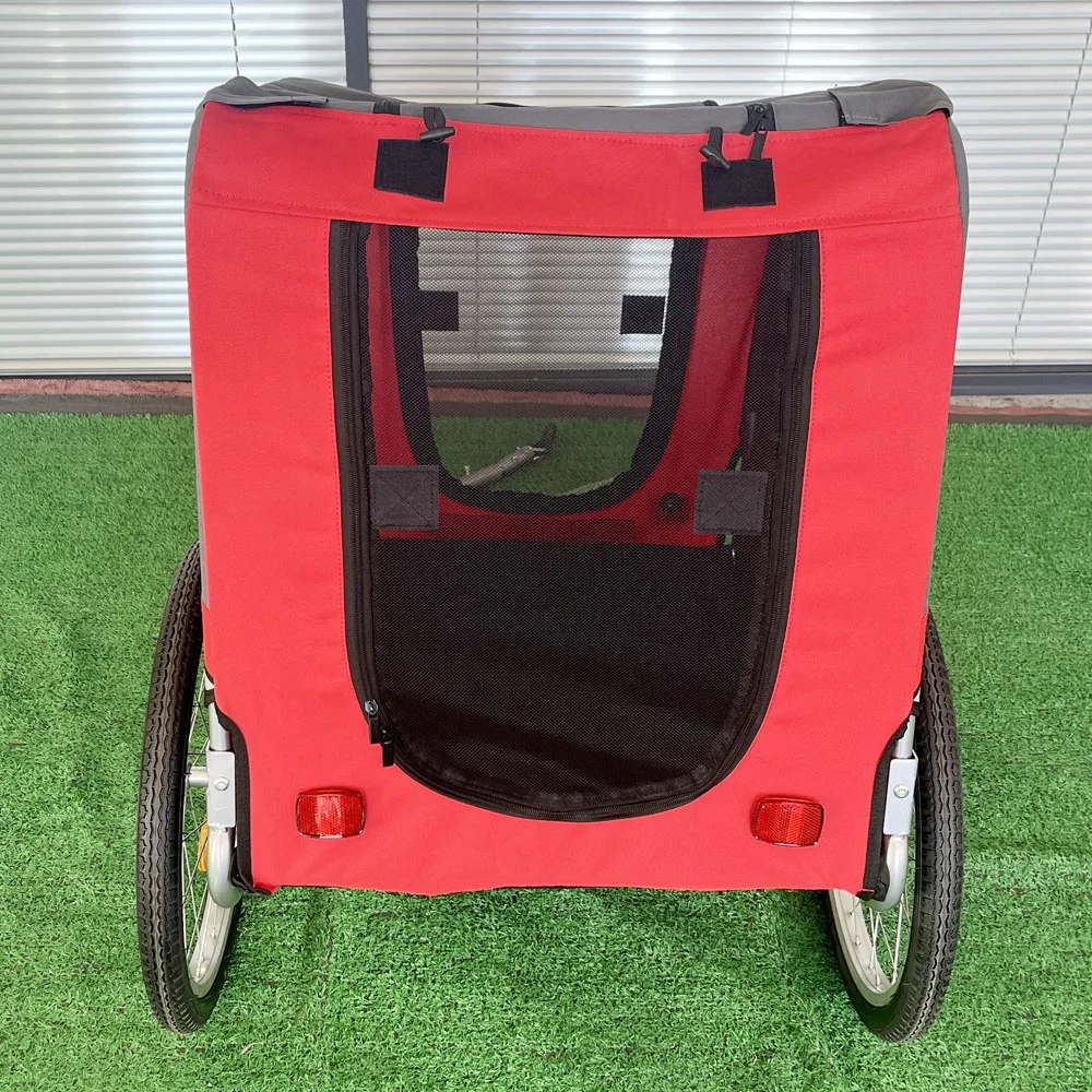 Lightweight Dog Bike Trailer Folding Pet Traveling Bicycle Jogger