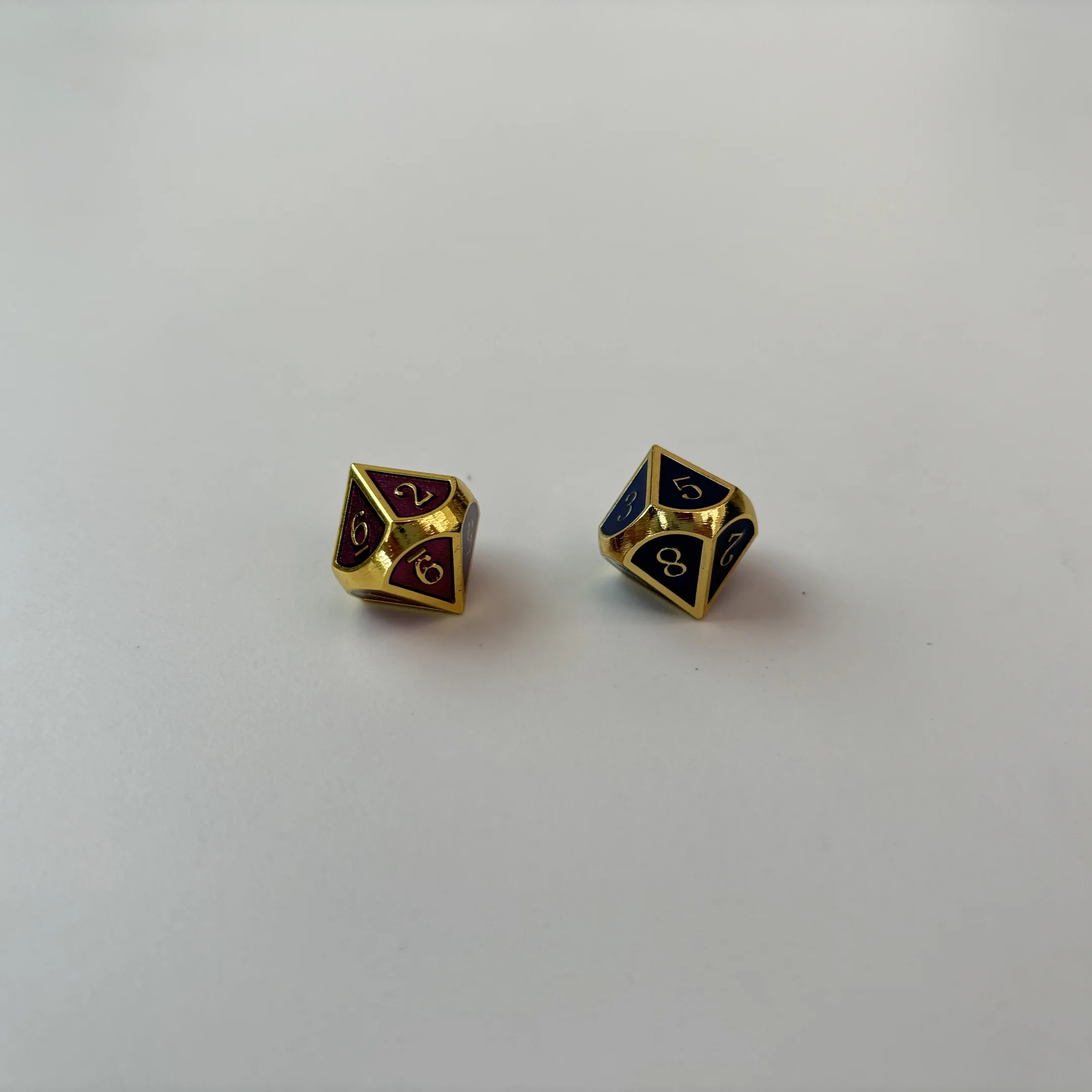 Customized  Dragon Scale Metal Dice Set for Dungeons and Dragons D20 Polyhedral D&D RPG DND 14mm 16mm 20mm Scale for Game Use