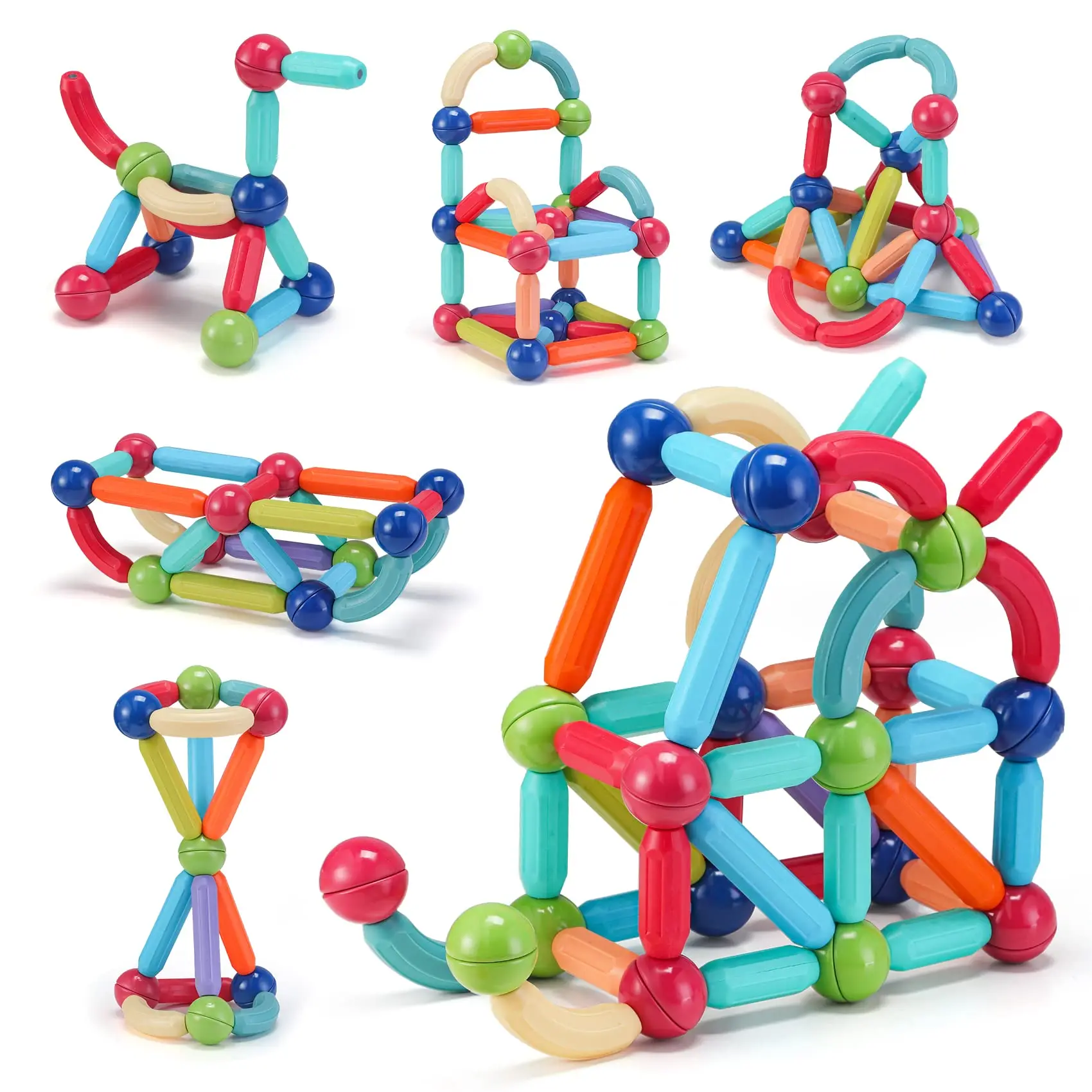 Wholesale Intelligence Developing Logical Magnetic Stick Building Magnetic Blocks For Children