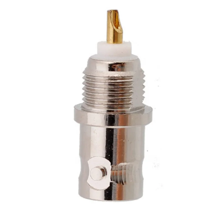 High quality full brass RF Coaxial BNC female connector with washer and nut