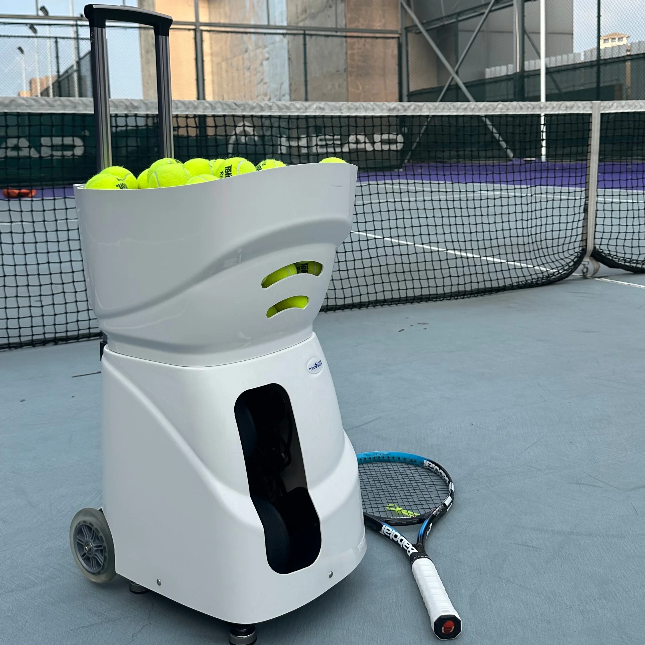 Most Intelligent Portable Tennis Ball Launch Machine TenniSmash TS-09 ABS Training Equipment for Effective Tennis Training