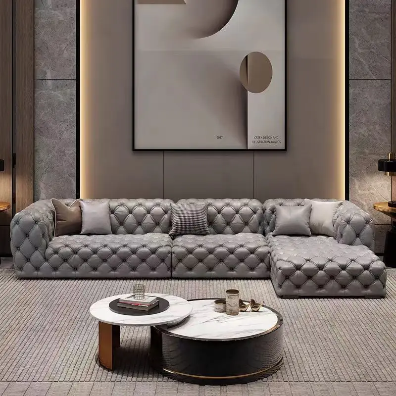 Commercial home furniture European style Multi-color sectional sofa set furniture sofa living room sofas