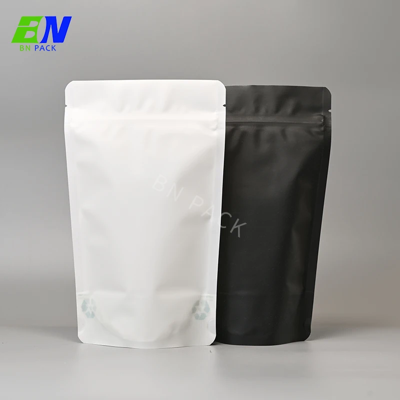 Custom Printed Laminated Aluminum Foil Zip Lock Private Label Fully Recyclable Bags Ziplock Coffee Stand Up Pouches