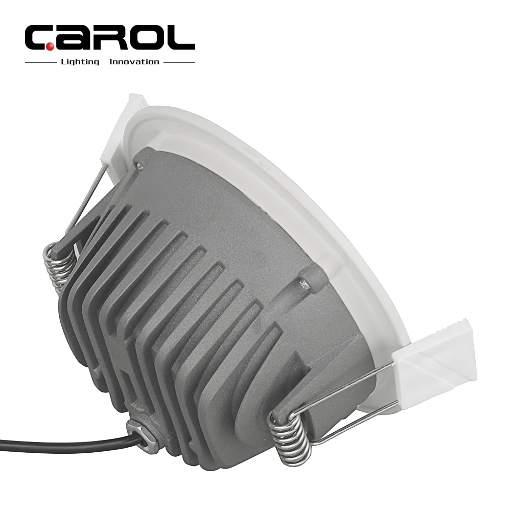 Carol Ceiling Spotlight Recessed Deep Anti Glare ugr19 Dimmable Dmx Controlled 7w 9w 12 watt Led Downlight smd Down Light