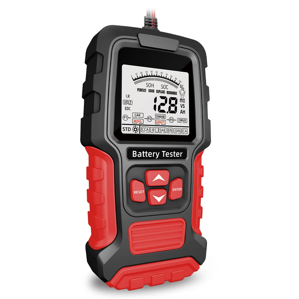 Newest Auto 12V 24V battery tester internal resistance tester CCA Lead-Acid Battery Checker analyzer for car Truck motorcycle