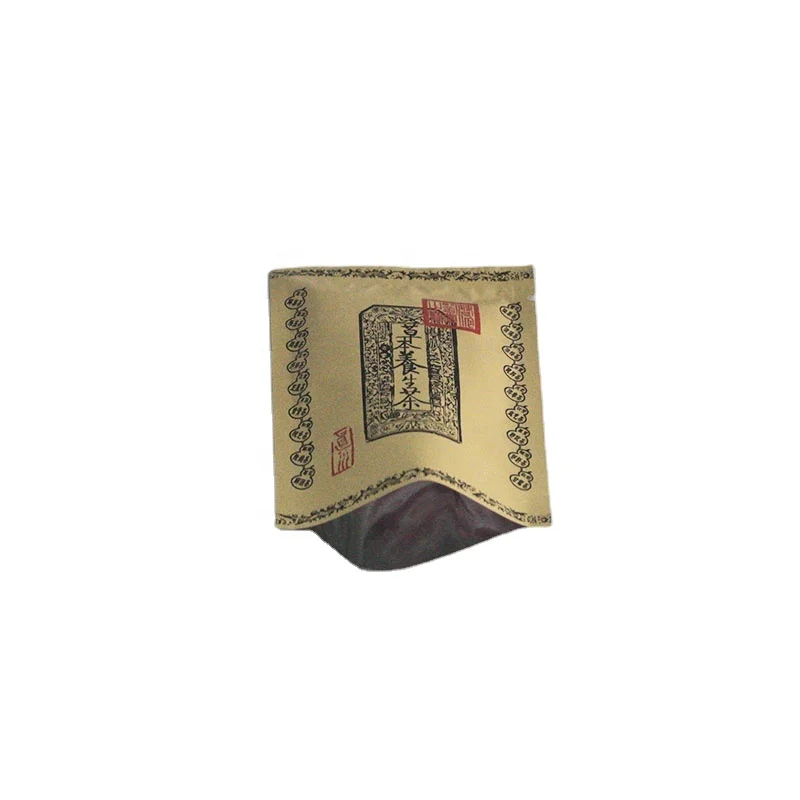 
HIgh quality cheap price custom 3 side seal packing individual tea bag packaging 