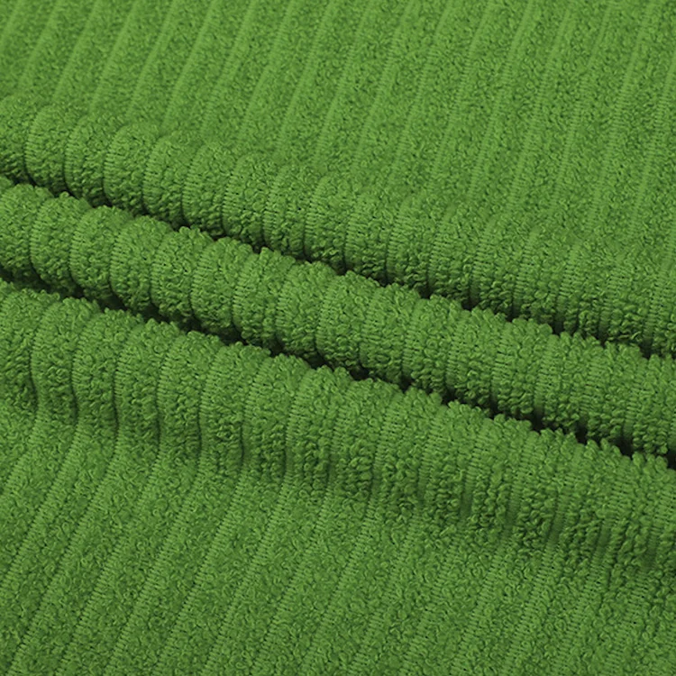 Personalized Wholesale Price Plaid Dyed Microfiber Polyester Brocade Towel Fabric