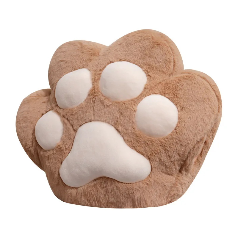 Dual-Purpose Cat Claw Car Pillow Quilt Plush Stuffed Animal Hand Warmer Office Nap Artifact Thicken Travel Pillow Logo Folding