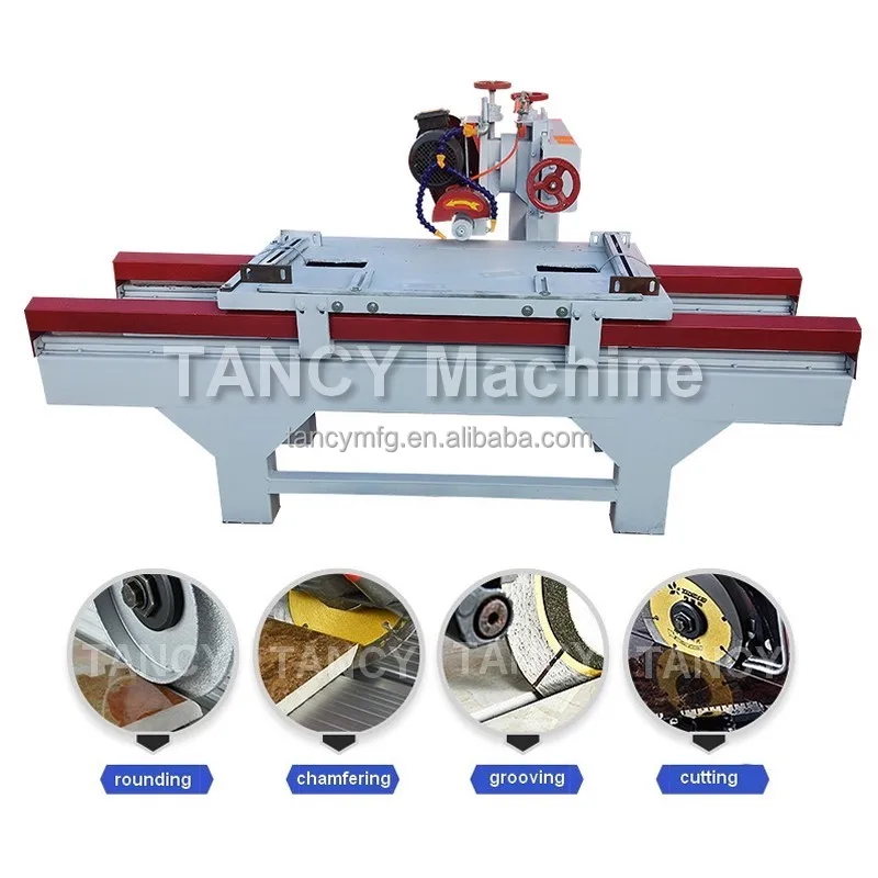 3m length dust free automatic marble granite ceramic tile cutting machine tile cutter stone machinery for grind edge round