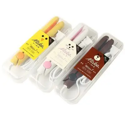 Factory direct sale alloy curling iron mini electric hair straightener