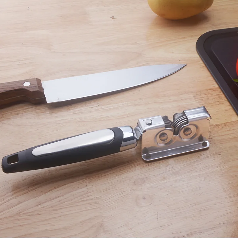 Amazon Hot Sale High Quality Kitchen Accessories Knife Sharpening Tools Multi-functional Knife Sharpener