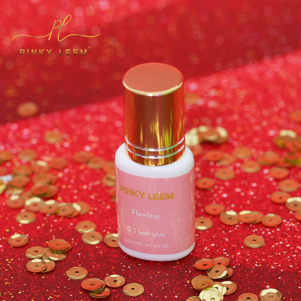 Pinky Leem Wholesale  Fast dry 2s strong individual Oil Proof adhesive lash glue eyelash extensions glue colle extension cil