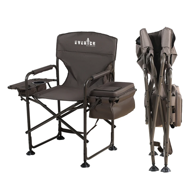 Алюминиевый Легкий стул для кемпинга складной с алюминиевым боковым столом сумка хранения пляжный пикника