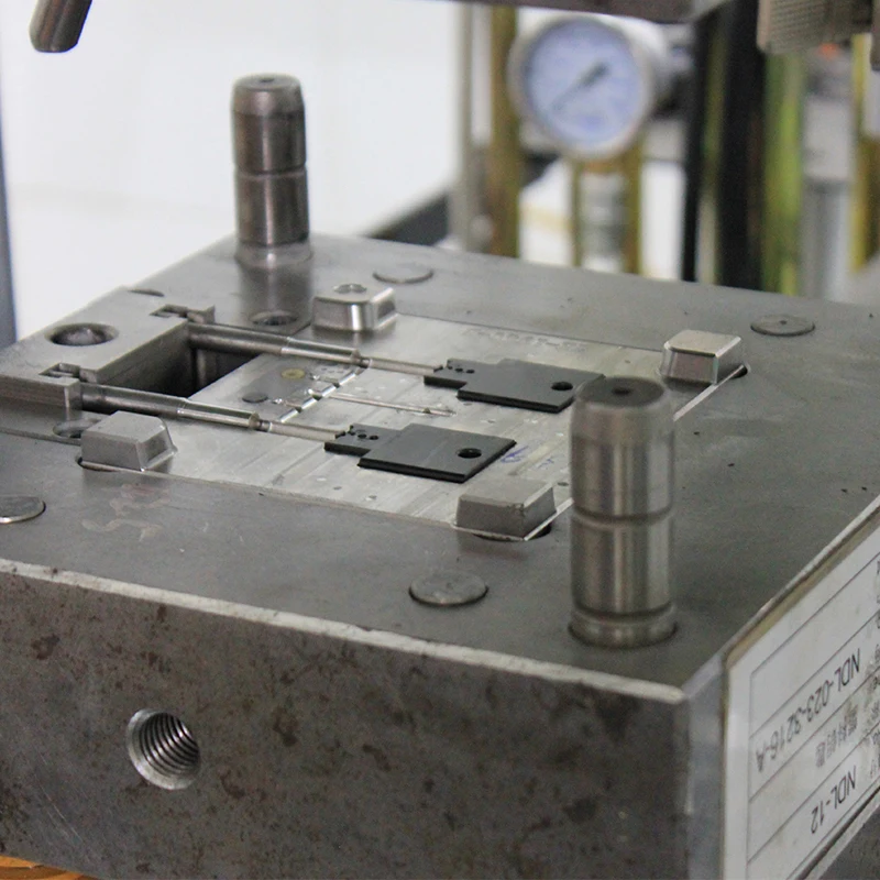 OEM intelligent electronic key hardware insert plastic coated high temperature resistant PEEK vertical injection molding