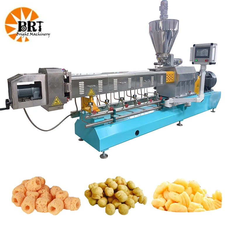 high quality corn puff snack manufacturing machine automatic corn sticks production line puff snacks processing machinery