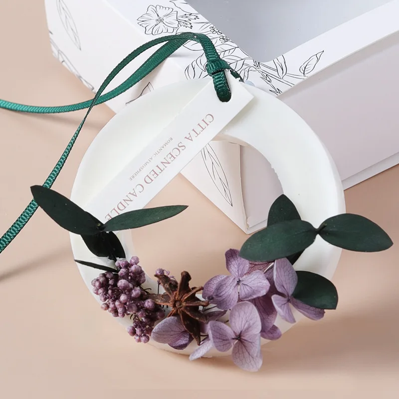 RTS Home Decoration birthday gift Bathroom aromatherapy tablets candle Jars Holders Soy Wax Scented Candle for party