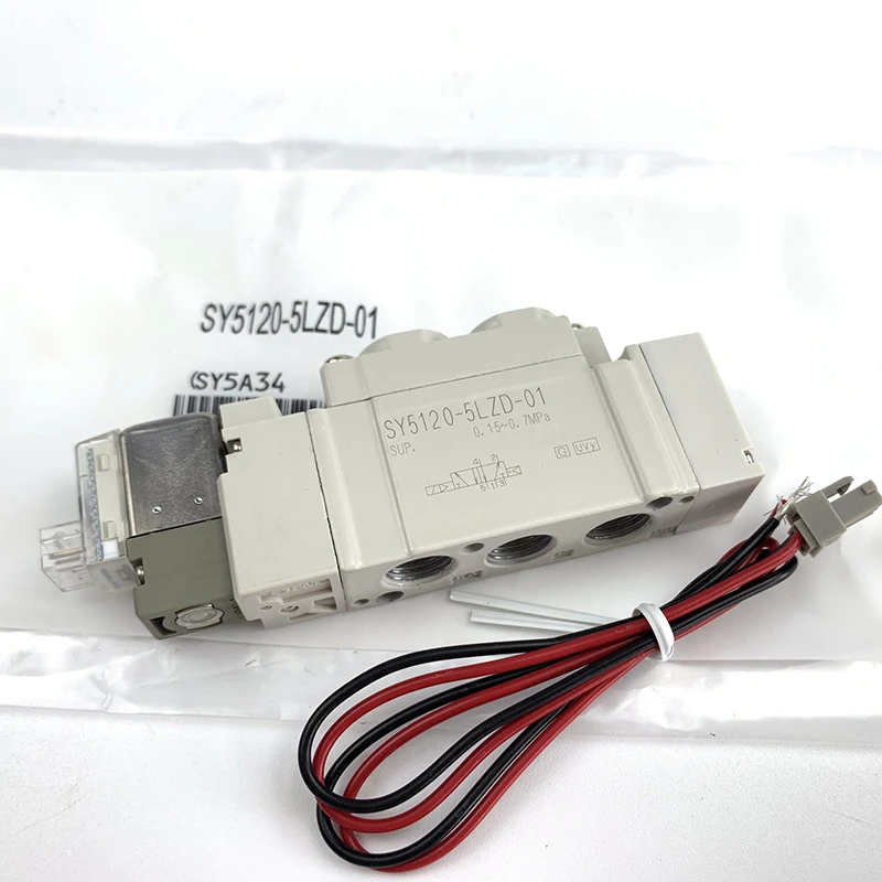 SY5120-5LZD-01 5/2 Way 24V Соленоидный клапан-SMC