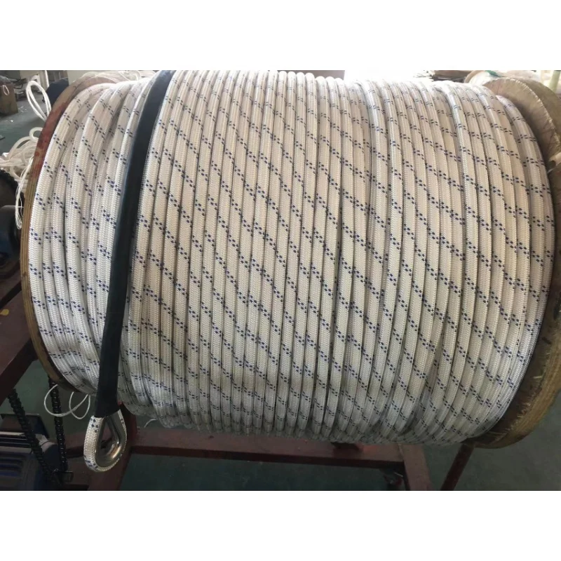 UHMWPE Electric Traction Rope Covered with Polyester Rope