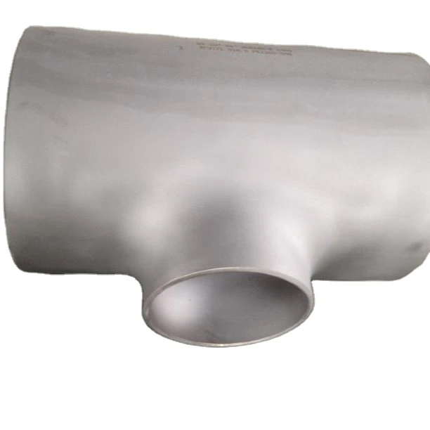 Duplex steel 2205 equal tee butt welding pipe fittings
