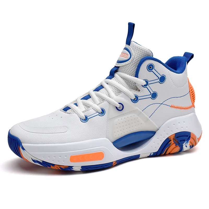 Бесплатная доставка в некоторые страны, баскетбольные туфли из искусственной кожи на резиновой подошве, баскетбольные туфли на заказ для женщин и мужчин, Баскетбольная обувь