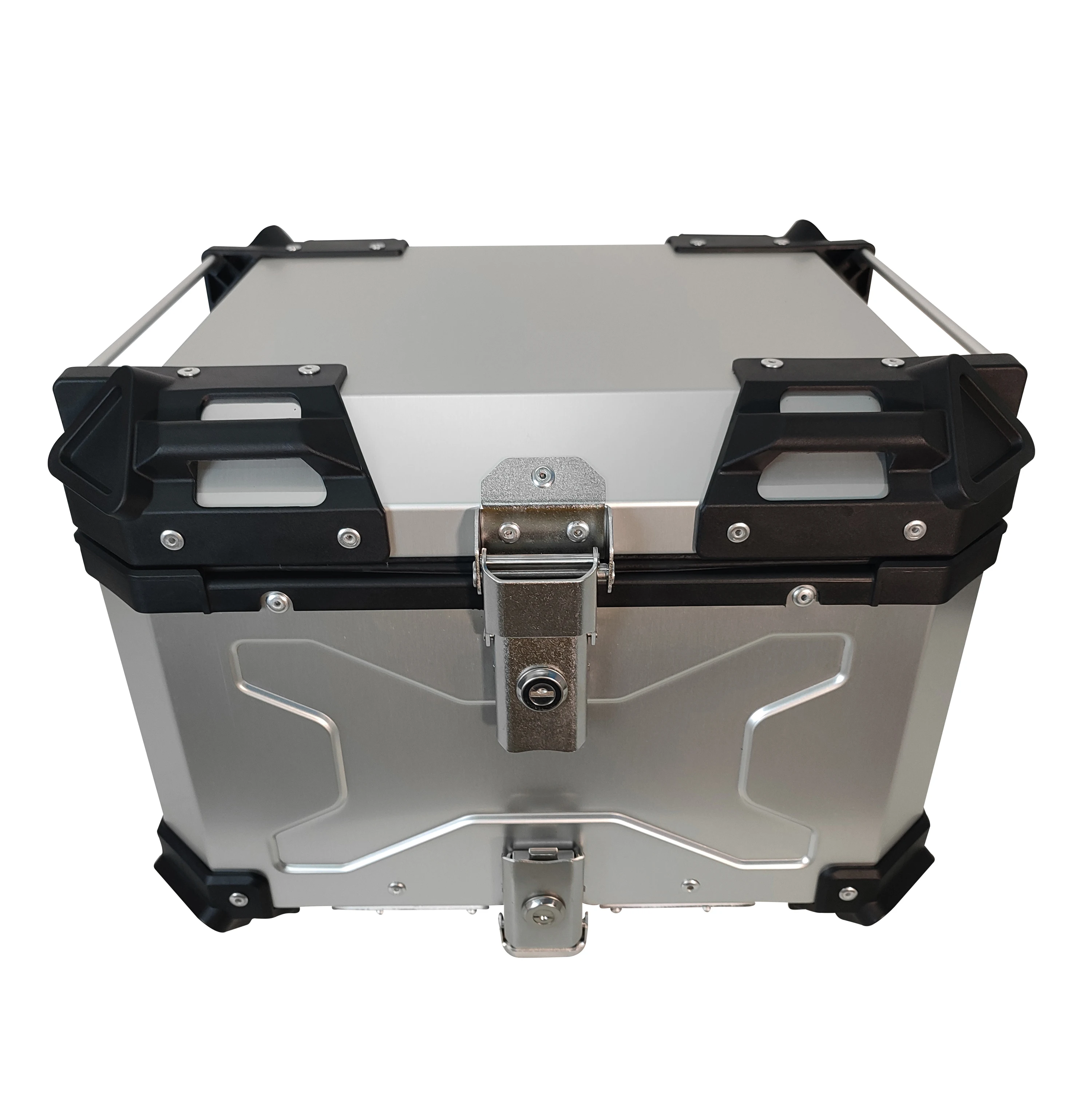 OHHO 45L анодные полностью серебряные аксессуары для электрических мотоциклов задние чехлы верхние коробки установки мотоциклетного