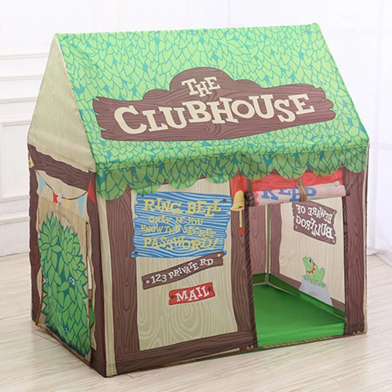 Indoor kids party tent entertainment 190T Polyester play tent house for kids