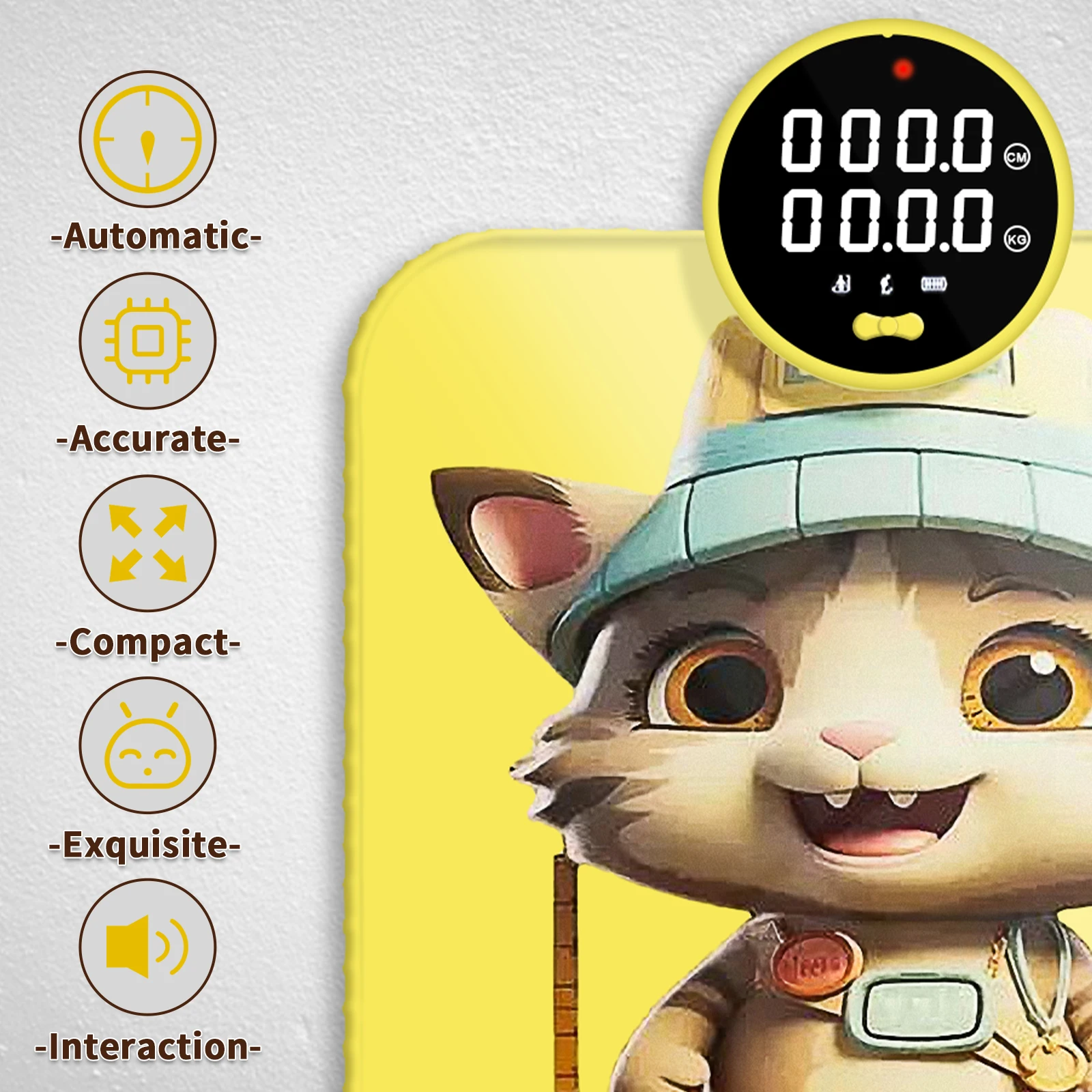 Kids Multi-functional  Height and Weight Scale  Bluetooth Electronic Digital Weight Scale 180KG