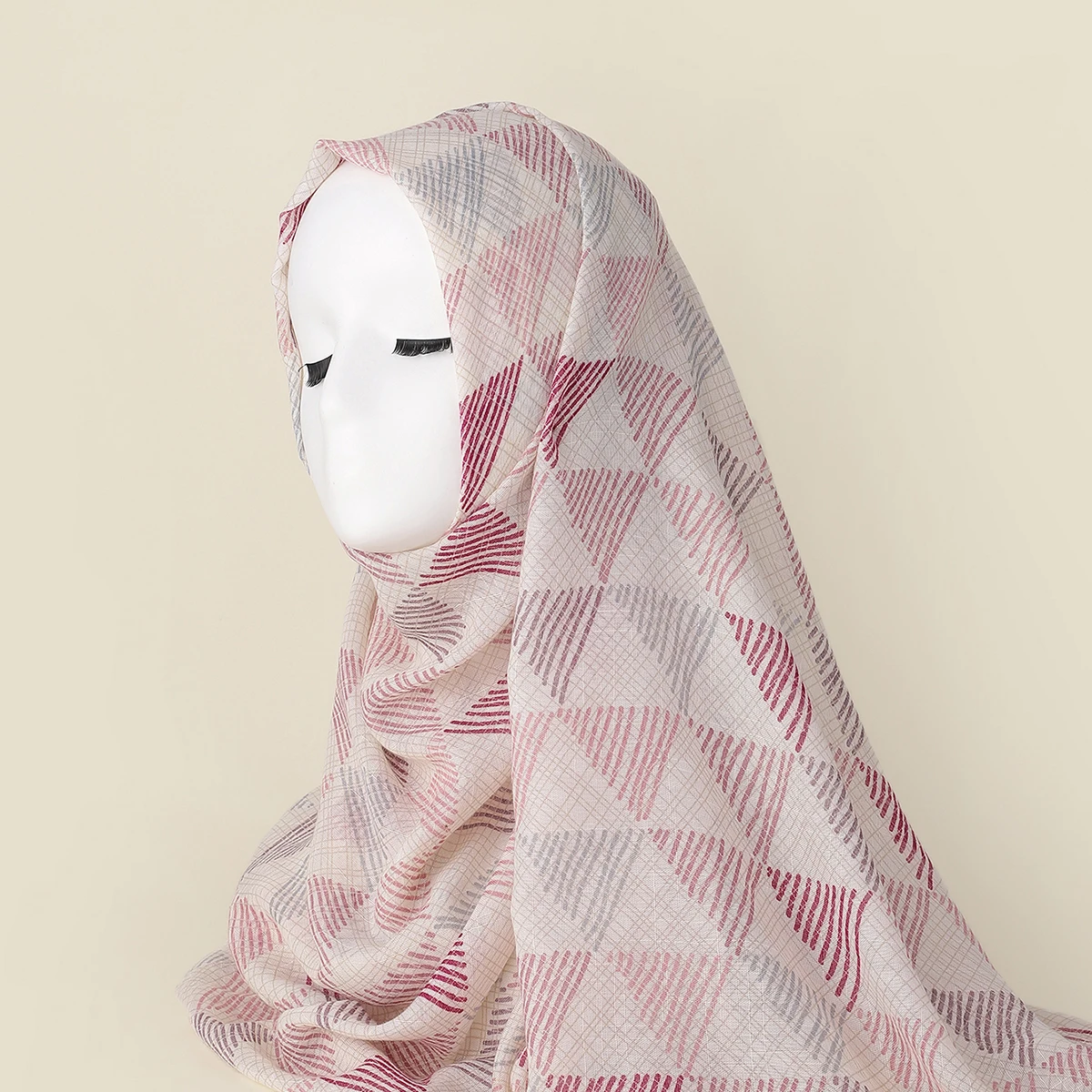 
Latest flower printing polyester scarf beach shawls Muslim Hijab other scarves 