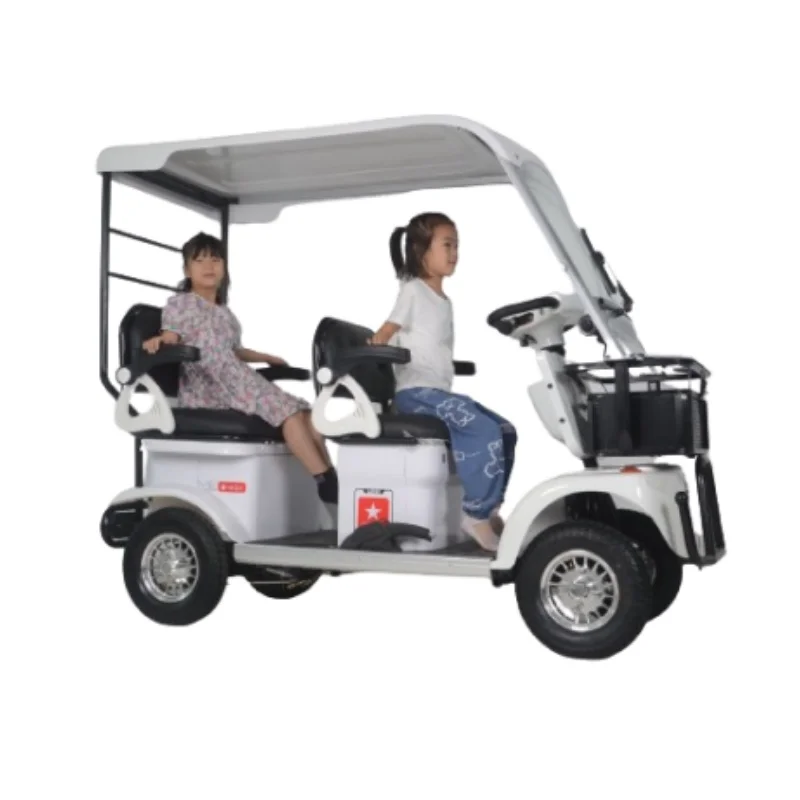 Manufacturers direct sales of electric four-wheeler passenger-scooter electric car double row 650w motor