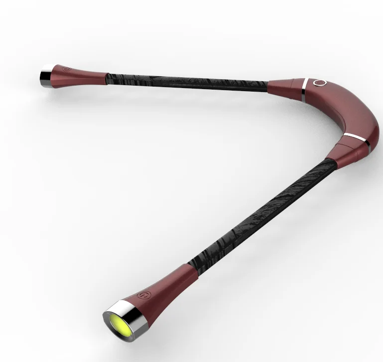 4 LED U-shaped Warm White Light Built-in Detachable Rechargeable Flexible Hug light Neck hung Reading Book Light