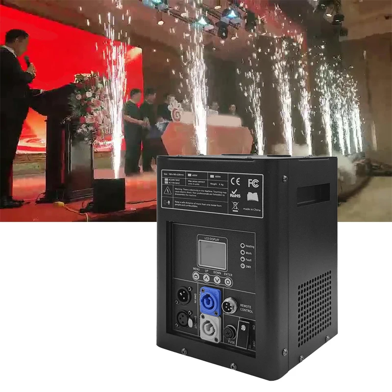 2024 New Technology Pyro Gun Machine Charging Cold Spark Machine Firework