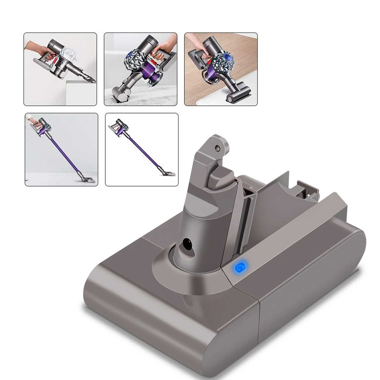 21 6 v 3000mAh для Dyson V6 вакуума батарея DC58 DC61 DC62 DC72 DC74 ручной Пылесос аккумуляторный