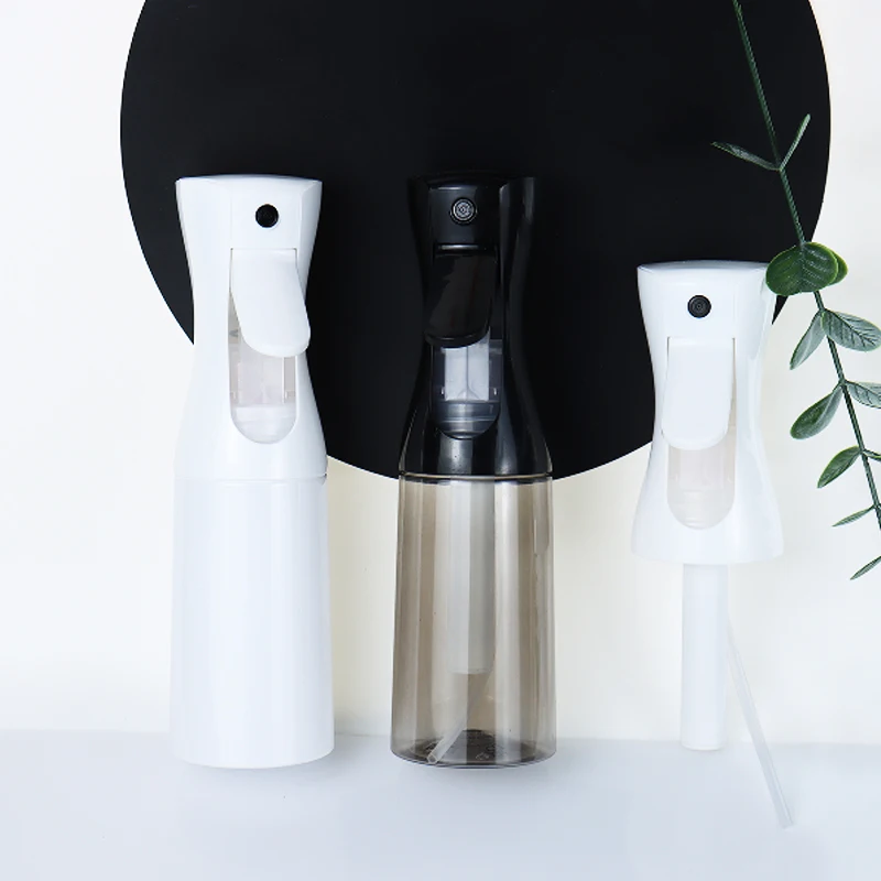 New Design Fine Mist Sprayer 150ml 200ml 300ml Reusable Alcohol Salon Continous Hair Spray Bottles