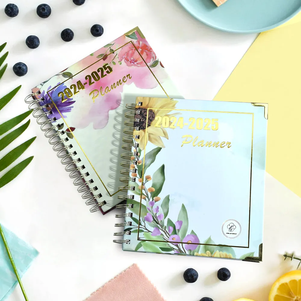 Stationery Notebook Journal Planner Journal Customized With Gift Boxes Set Gold Foil Logo YO  Planner