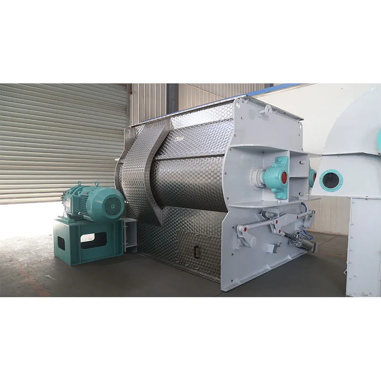 SFSP Series Feed Process Machine Doubel-Shaft Paddle Mixer For Fish Feed Production Line