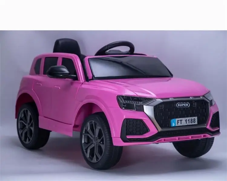 2021 Newest pink 12v battery ride on kids electric car with remote control