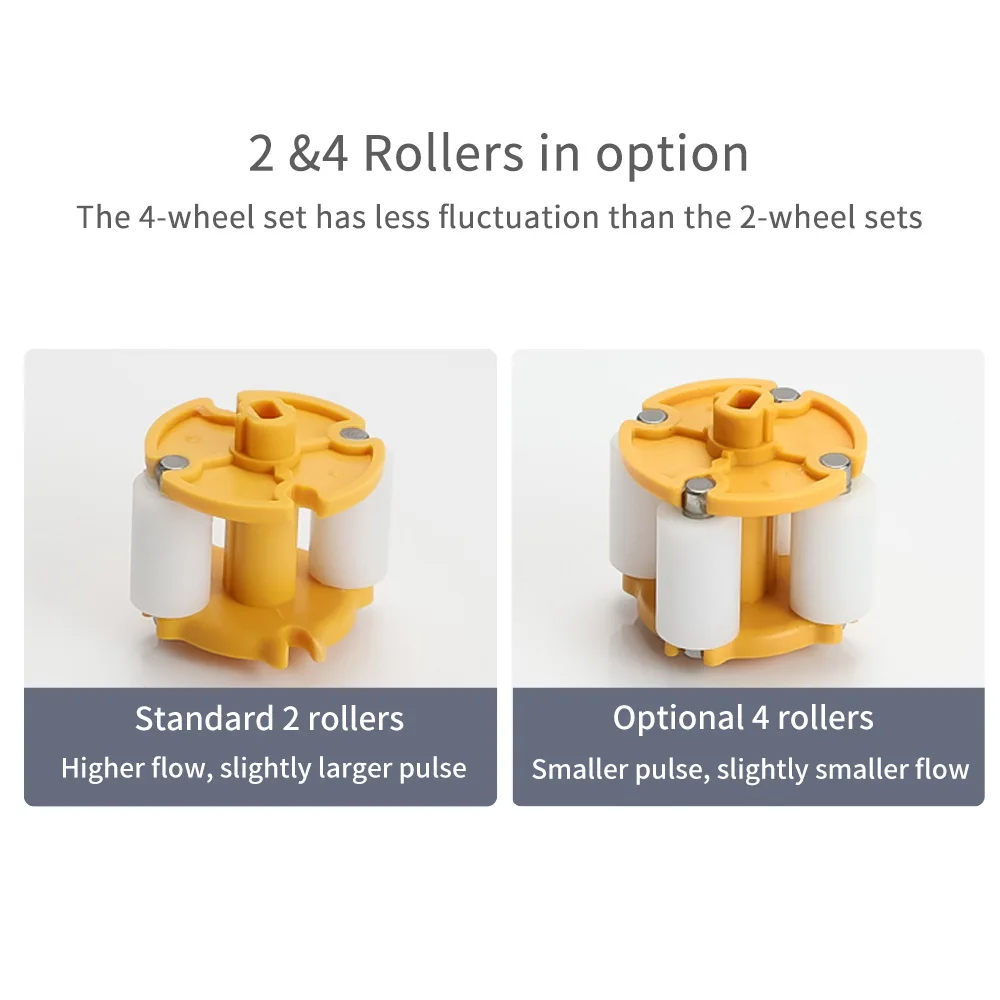 JIHPUMP Micro Small Peristaltic Pump 12V 24V with Tygon Tubing For Viscous Syrup Alcohol Filling