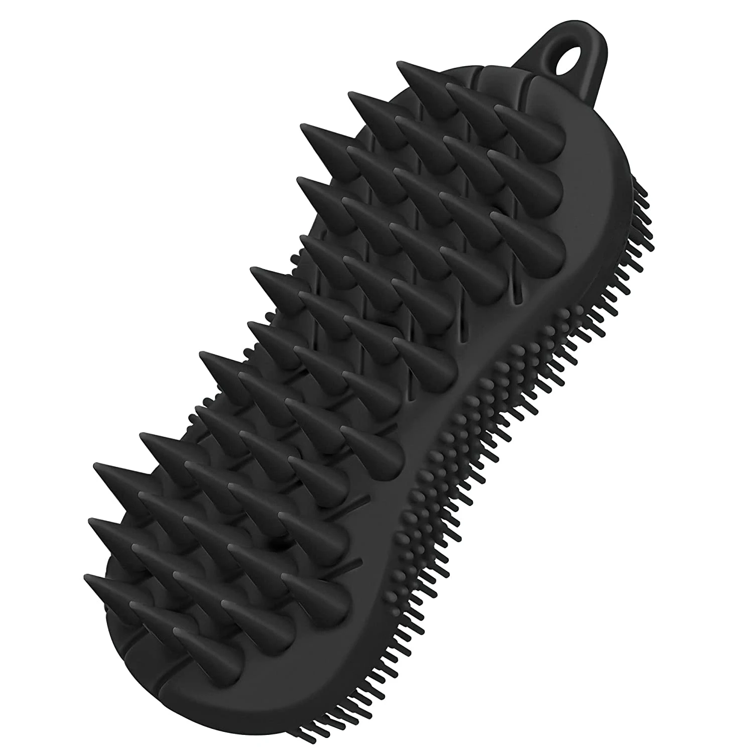 Silicone Body Scrubber and Hair Shampoo Brush, 2 in 1 Upgrade Scalp Massager Exfoliating Brush for Skin and Scalp Care