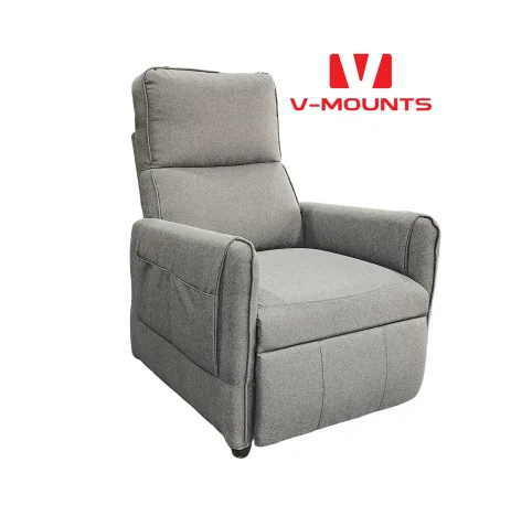 V-mounts  Height Adjustable Single Recliner Sofa Chair Ergonomically Designed Electric Lazy Sofa  VM-SF006