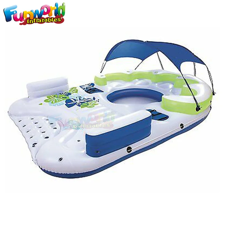 High quality floating inflatable water lounger inflatable pool sofa