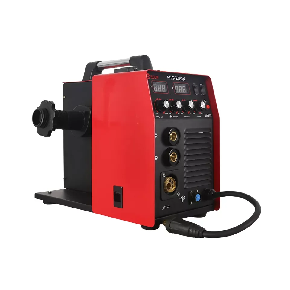 EDON  Expert  MIG200 Spool gun IGBT inverter WELDING MACHINE 15KG MIG WELDER Gas Gasless Flux wire mig welding machine