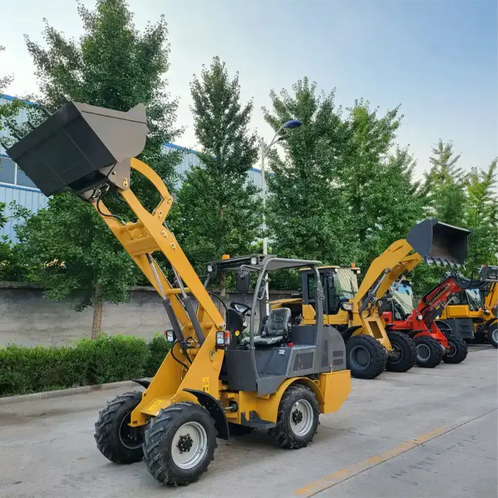 Cheap 400kg-6ton Mini backhoe wheel loaders Top EPA ZL rcm mini front end loader small diesel/electric loader price for sale