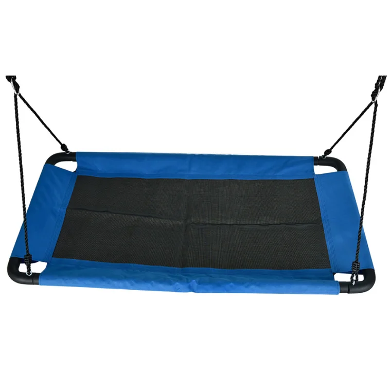 Большой батут для детей и взрослых, с прочной стальной рамой, водонепроницаемые регулируемые веревки, легко устанавливаются