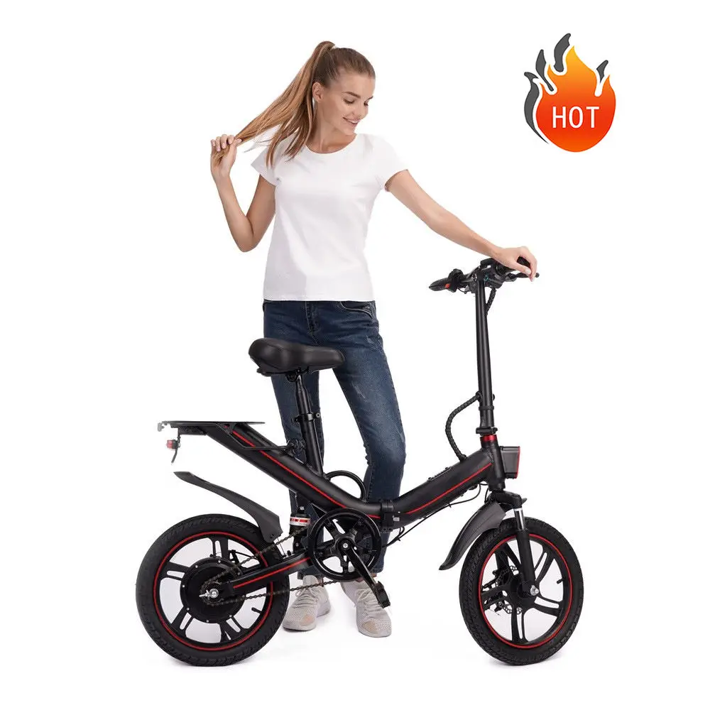 EU USA Hot sale OUXI 30km/h 48V city leisure adult child e bicycle private model 10.5 15.5ah 400W smart foldable electric bike