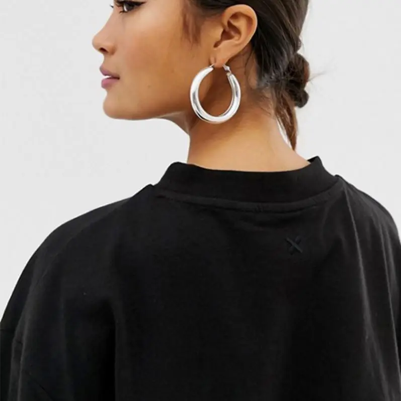 New Styles Black pima cotton tshirt Custom High Quality Heavy Cotton O- Neck Blank Plain T-shirt Oversized