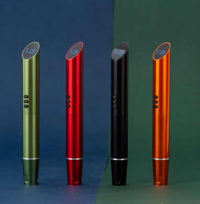 Wireless Digital Newest Eyebrow Tattoo Machine Microblading Microshading Pmu Permanent Makeup Machine Pen with 2 Battery