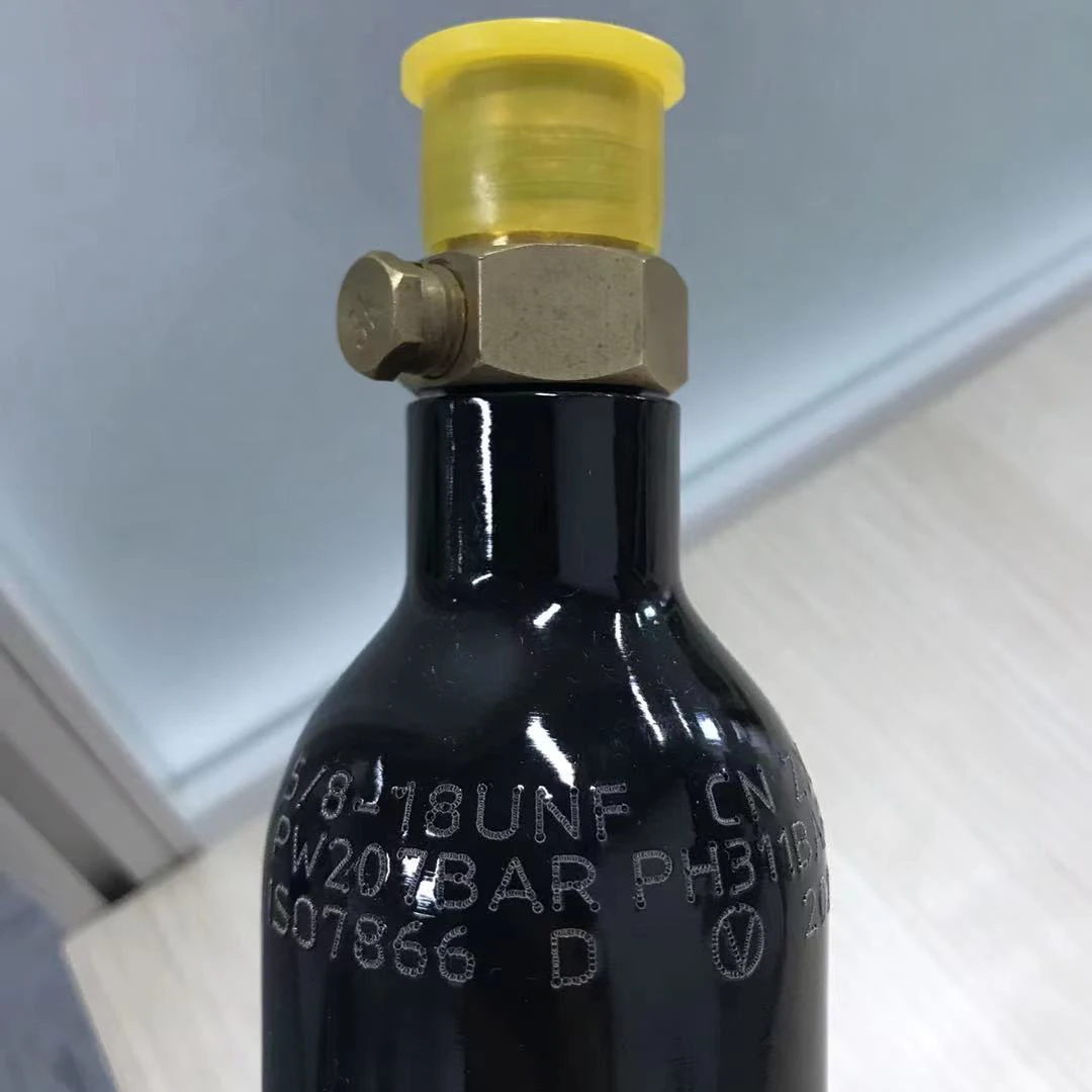 ZX 10ci 13ci 22ci 26ci 30ci 48ci pcp cylinder 207bar 3000psi gas cylinder co2 paintball air tank