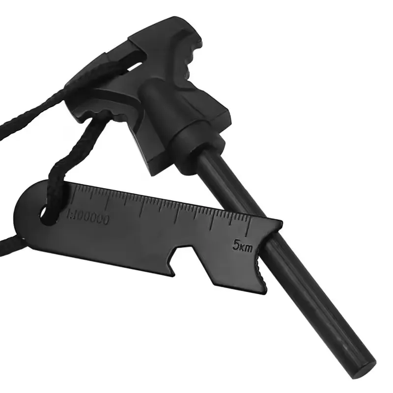 Outdoor Camping Equipment Portable Matchstick Magnesium Strip Lighter Stick Product Suit Cigarette Lighter Multi Ignition Tool