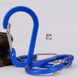 BAICHAOLI 5 D flat Wire buckle Aluminum alloy many colors carabiner hooks