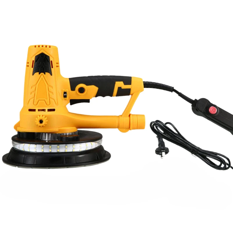 Portable 1250W Dust-Free Electric Drywall Sander DIY 180mm Wall Grinder Putty Sanding Machine with Power Wall Tools